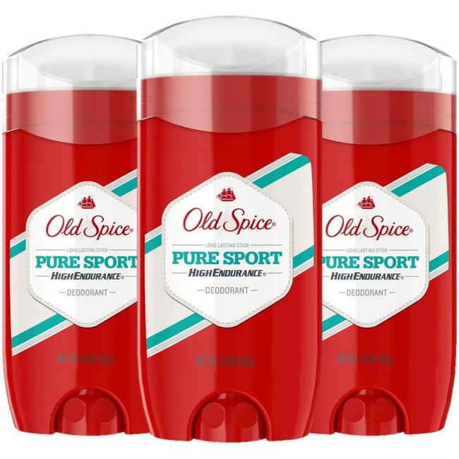 [3 bottles] Old Spice 85g High Endurance Pure Sports Men&#39;s Deodorant Pure Sports