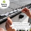 Defender Bird Spikes | Gutter Spikes Pack for Seagulls & Pigeons | Install Guide | 3 Metre