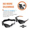 ToolFreak Spoggles - Safety Glasses & Protective Goggles Combination Smoke Lens