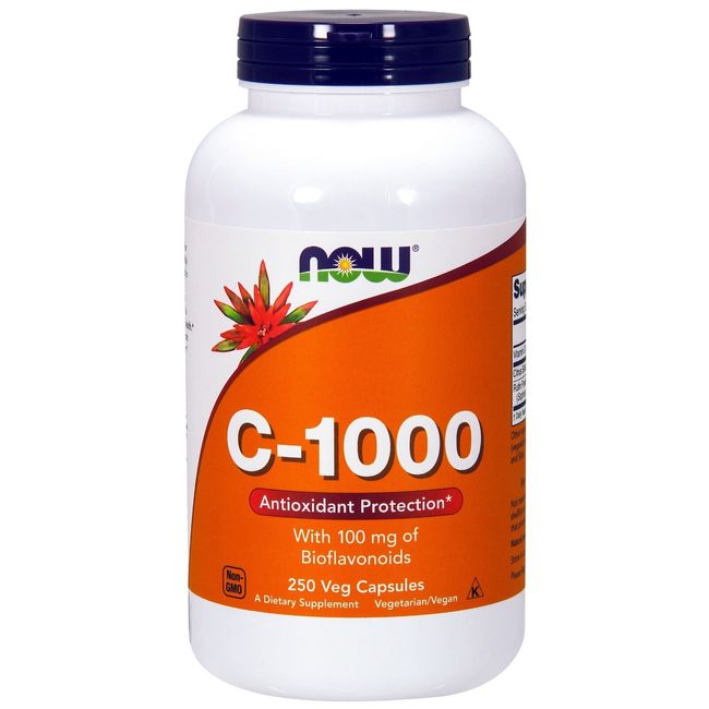 NOW Foods Vitamin C-1000, 250 Veg Capsules