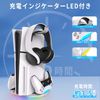 PhyiFlbey PS5 Pro / PS5 Slim Compatible, Vertical Stand, PS5 Pro / PS5 Slim Controller, Charge 2 Charging Stands Simultaneously, Multi-functional, Storage, Headphone Hook Included, Charging Indicator