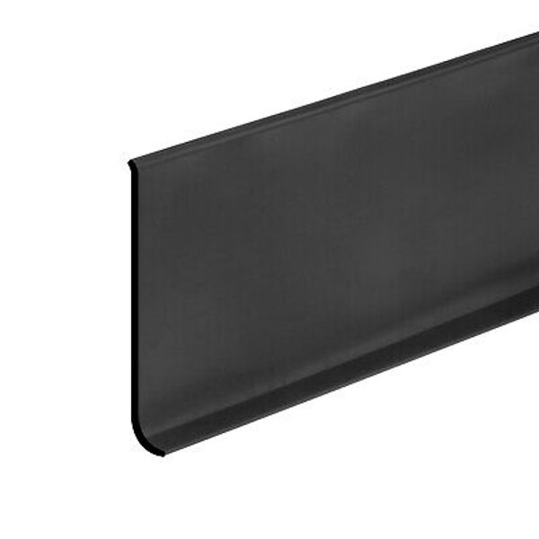 10ft x 4" Baseboard Trim Peel and Stick Wall Flexible Molding Trim Black