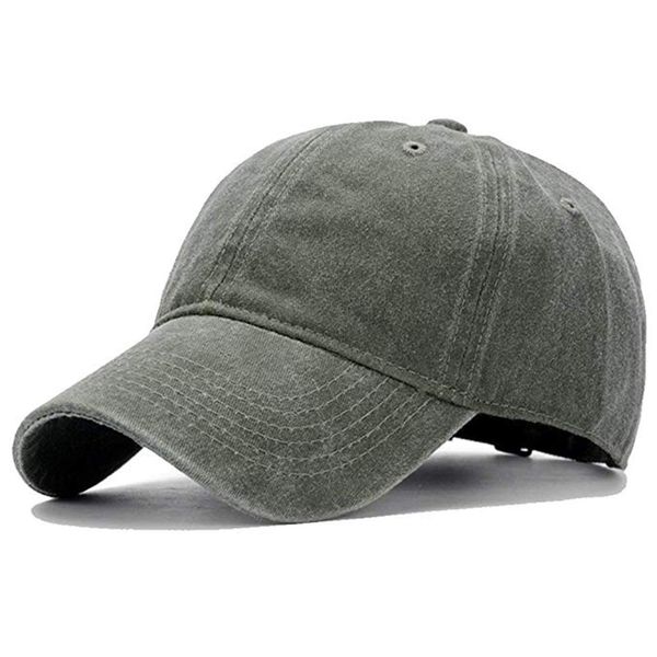 Wennmole Unisex Baseballkappe Outdoor Baseball Cap Verstellbar Erwachsenen Mütze Sport Cool Mode Baseballmütze für Damen Herren (Armee-grün)