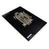 Winford Engineering DIN Rail Mounting Plates, 4.0" x 6.0" Plate Size, Solid, Black, RoHS Compliant