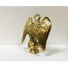 Lamp Finial-Solid Cast Brass Eagle Highly Detailed W/Dual Threads, WB Finish