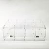 24 X 12 X 8" Acrylic Bin Organizer Compartments Display Bin Candy Cereal Bean