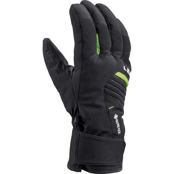 LEKI Spox GTX Gloves, Black-Lime, EU 8.5
