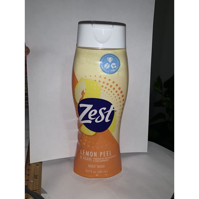 ZEST LEMON PEEL BODY WASH 16.5OZ