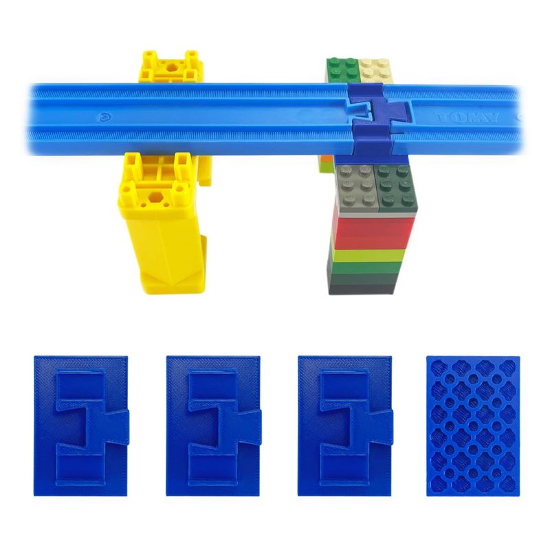 Digi Base 19127 Plarail for Lego (for LEGO) Combination Rail (4 Pieces ...