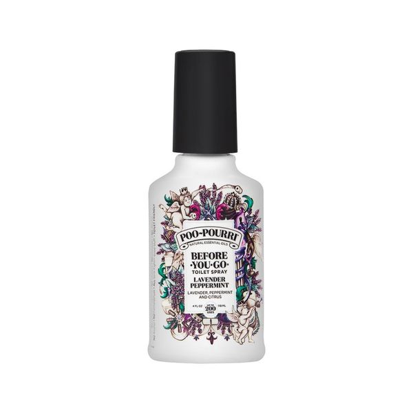 Poo-Pourri Before-You-Go Toilet Spray, Lavender Peppermint, 4 Fl Oz - Lavender, Peppermint and Citrus