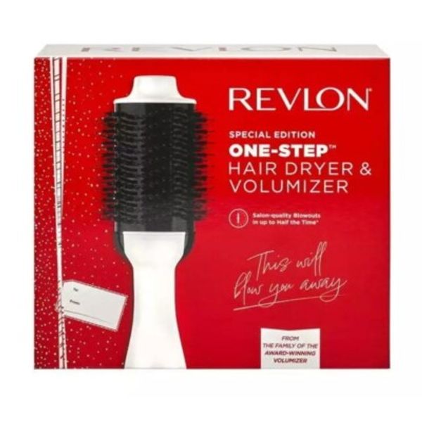 REVLON SALON ONE STEP HAIR DRYER & VOLUMIZER SPECIAL EDITION WHITE RVDR5222 NEW