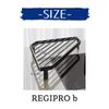 Regipro b Stove Corner Rack Triangle Pot Rest Pan Storage Kitchen Utensils Black