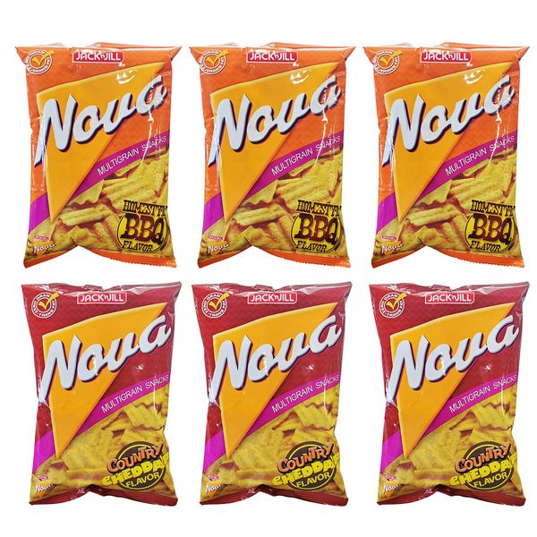 Jack'n Jill Nova Corn Chips 6 Pack (Bundle)