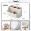 Charmoon Desk Organizer Remote Control Pen Holder Trinket Desktop Case Divider Storage Compact