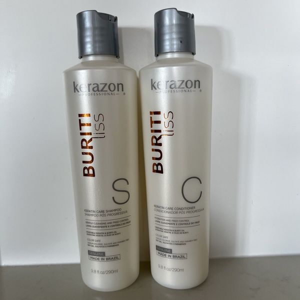 Keratin After Treatment Sulfate Free Shampoo & Conditioner DUO 9.8fl.oz KERAZON