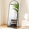 Full Length Mirror with Stand 59"x16" Leaning Mirror Hanging Wall Mounted Mirror