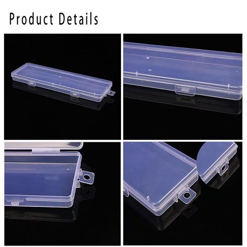 ILFANM chopstick case ，chopsticks case travel，chopstick storage，BPA Free Plastic（clear）