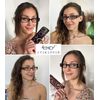 Eyekepper 4-Pack Beautiful Colors Spring Hinge Rectangular Reading Glasses +1.00