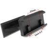 Jnrtifow Picatinny Riser Mount 1" inch High Profile 45 Degree Angled Forward Extending for Micro Reflex Sight Red Dot Scope