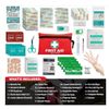 Mini First Aid Kit, 110 Piece Small First Aid Kit - Includes Emergency Foil Blan