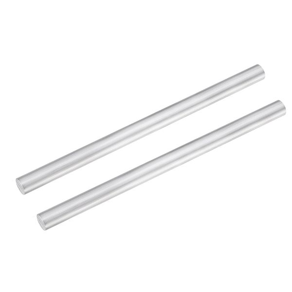 DMiotech 2pcs Aluminum Round Bar 15mm Diameter 250mm Length for DIY Craft Model Airplane