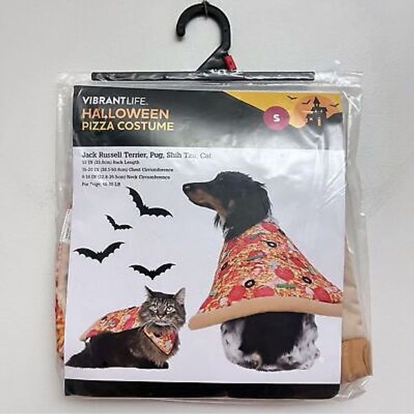 PET small dog or cat Pizza Slice Pet Halloween costume NWT Size Small