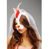Magic Box Hen Party Bride To Be Chicken Headpiece with Veil