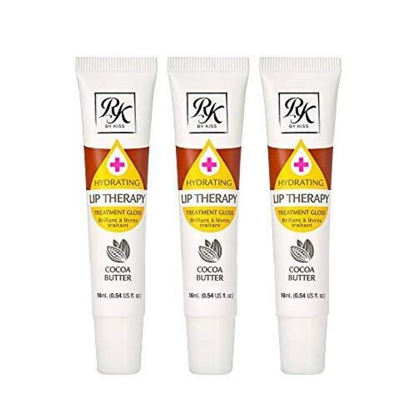 Ruby Kisses Hydrating Lip Therapy Treatment Gloss Cocoa Butter RLO03D1 (3 PACK)