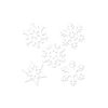 Beistle Mini Snowflake Cutouts