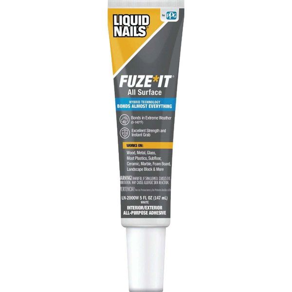 Liquid Nails Fuze-It 5 Oz. All Surface Construction Adhesive LN-2000W LIQUID