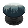 Pine Tree Mountain Scene Forest Mountains Landscape Pattern PopSockets Standard PopGrip