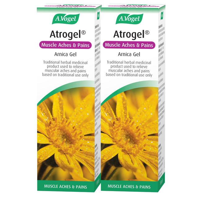 A.Vogel Atrogel | Muscle Aches & Pains | Arnica Gel for Pain Relief 200ml (2 x 100ml Tubes)