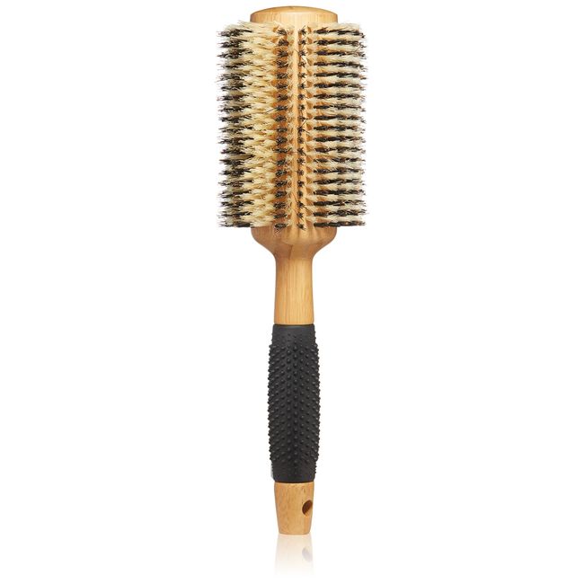 Sam Villa Signature Series Oval Nylon & Boar Bristle Round Brush With Bamboo