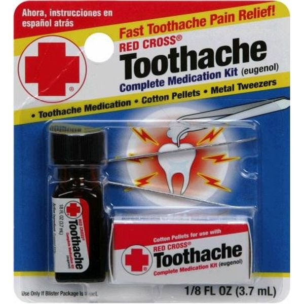 Red Cross Toothache: Complete Medication Kit