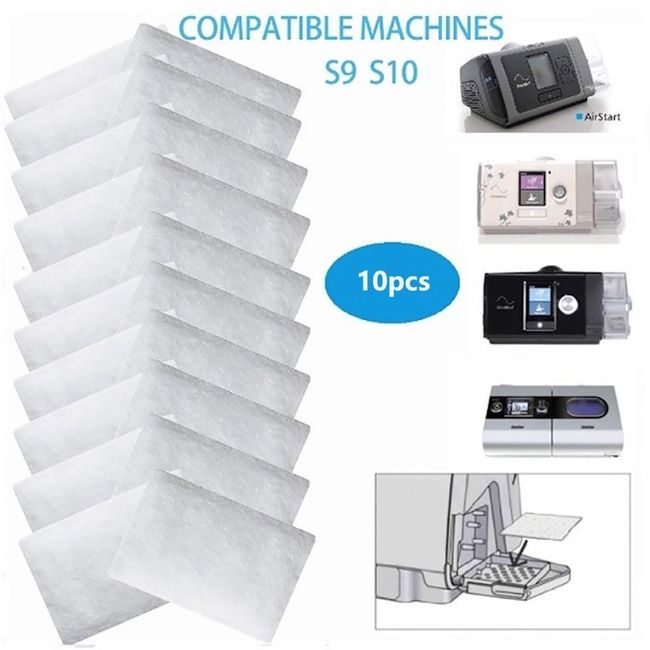 10pcs Ultra Fine CPAP Filters Disposable CPAP Machines for Resmed Airsense