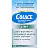 Colace 2-IN-1 Stool Softener & Stimulant Laxative Tablets, 60 Count, Gentle Constipation Relief in 6-12 Hours
