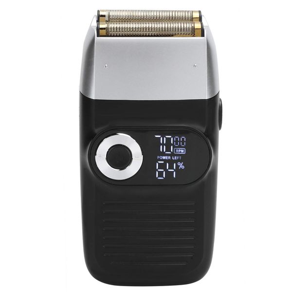 Foil Shavers, Electric Foil Shaver Rechargeable Bald Head Beard Trimmer LCD Mustache Razor for Men