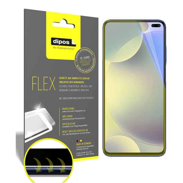 2x Screen Protector for Xiaomi Redmi K30 5G Protective Film covers 100% dipos