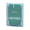 Memory Card Adapter, Replacement Memory Card Reader Adapter for PS2, Game Console Storage Card Adapter Without SD Card (Transparent Blue)