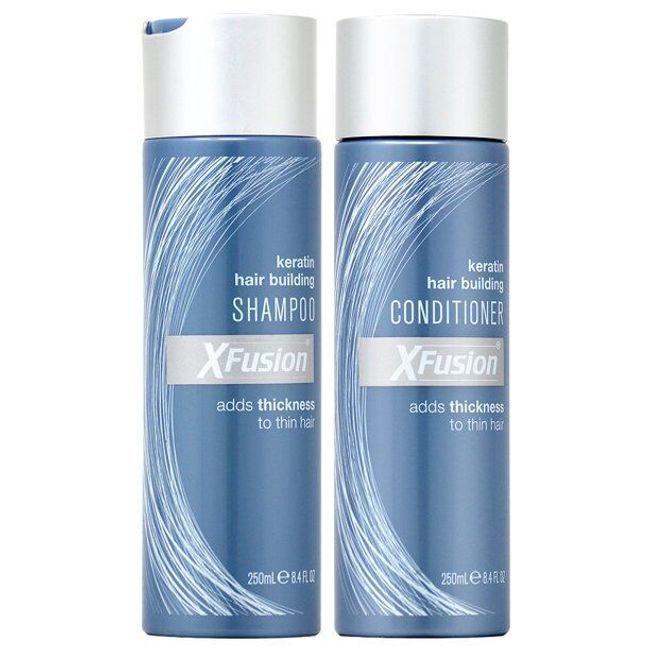 XFUSION Keratin Hair Building Shampoo & Conditioner 8.4oz Duo Set *NEW FREE SHIP
