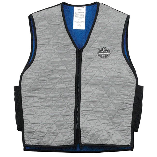 Ergodyne Chill-Its 6665 Evaporative Cooling Vest - Gray, X-Large