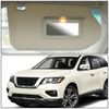 BEIGE OE STYLE RIGHT SIDE SUN VISOR REPLACE FOR 2013-2019 PATHFINDER/INF