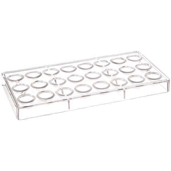 Fat Daddio's Candy Form Hemisphere 24-Piece 11 x 5.25 Inches Transparent