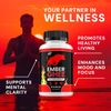 (1 Pack) Ember Ghee for Men Capsules – EmberGhee Vitamin Complex Pills, Energy