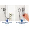 Maximex Door handle chain lockable.