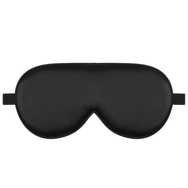 Alaska Bear Sleep Mask Silk Cover Eye Contour for Pressure-Free Sleeping, Upgrade Over Conventional Flat Satin Eye Masks, Machine Washable