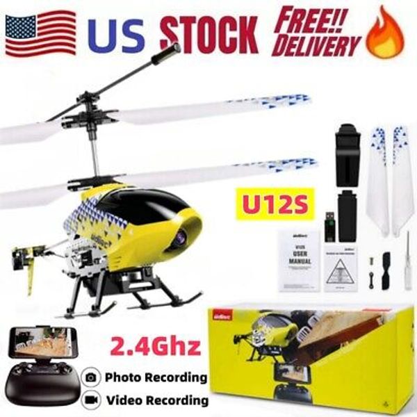 Mini Cheerwing U12S RC Helicopter Wifi Camera Remote Control Helicopter Gift Kid