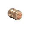 TC 15mm Brass Straight Compression Coupling Connector Fitting for Copper Pipe Pack of 10