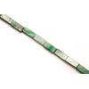 Mint Cream Pearls Shell Beads Mother Pearl Flat Rectangle Shell Beads Size:16x7mm