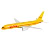 Alloy DHL B757 casting airplane model aircraft model 1:400 model simulation science exhibition model simulation model